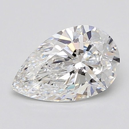 Diament laboratoryjny szlif gruszkowy, 1.58ct, IF, D, IGI LG582385677