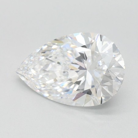 Diament laboratoryjny szlif gruszkowy, 1.29ct, IF, D, IGI LG744513835