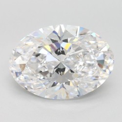 Diament laboratoryjny szlif owalny, 3ct, IF, D, IGI LG744513741