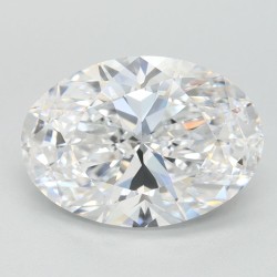 Diament laboratoryjny szlif owalny, 3ct, IF, D, IGI LG744513923