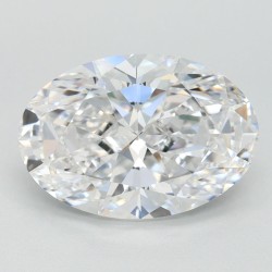 Diament laboratoryjny szlif owalny, 3ct, IF, D, IGI LG744513924