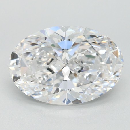 Diament laboratoryjny szlif owalny, 3ct, IF, D, IGI LG744513924