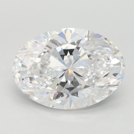Diament laboratoryjny szlif owalny, 2ct, VVS1, D, IGI LG744513809