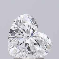Diament laboratoryjny serce, 1.52ct, IF, D, IGI LG648473388