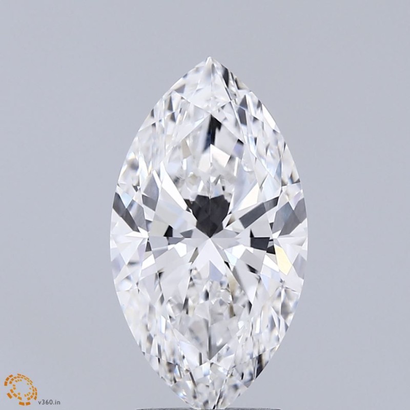 Diament laboratoryjny markiza, 3ct, VVS2, E, IGI LG724527479