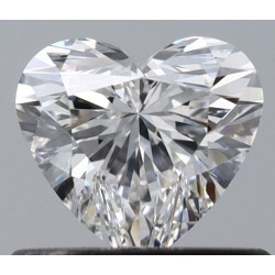 Diament serce, 0.5ct, VS1, F, GIA 6542248668