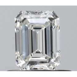Diament szlif szmaragdowy, 0.5ct, VS1, H, GIA 1543252456
