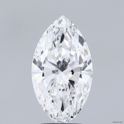 Diament laboratoryjny markiza, 2.92ct, VVS2, E, IGI LG743581967