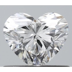 Diament serce, 0.5ct, VS2, G, GIA 6542276714