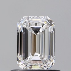 Diament szlif szmaragdowy, 0.73ct, SI1, D, GIA 6542274545