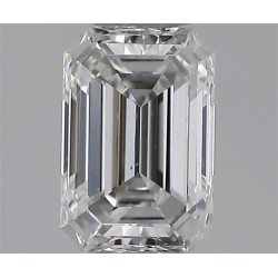 Diament szlif szmaragdowy, 0.5ct, SI1, F, GIA 3545222670