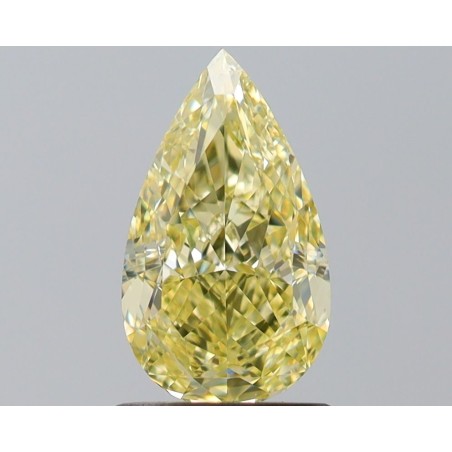 Diament o barwie fantazyjnej szlif gruszkowy, 1.29ct, VVS1, Fancy Yellow, GIA 6522209979