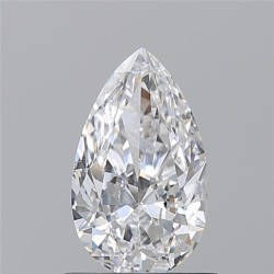 Diament szlif gruszkowy, 0.9ct, SI1, D, GIA 7548214659