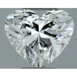 Diament serce, 0.5ct, VVS2, H, IGI 752563500