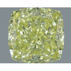 Diament o barwie fantazyjnej szlif poduszkowy brylantowy, 1.01ct, VVS2, Faint Yellow, GIA 5231654205