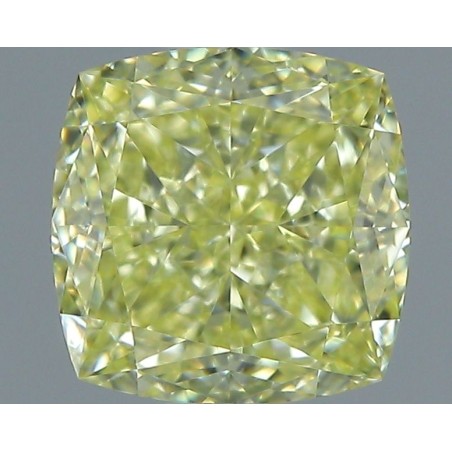 Diament o barwie fantazyjnej szlif poduszkowy brylantowy, 1.01ct, VVS2, Faint Yellow, GIA 5231654205