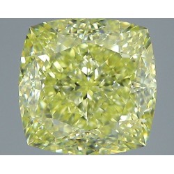 Diament o barwie fantazyjnej szlif poduszkowy brylantowy, 1.83ct, VVS1, Fancy Intense Yellow, GIA 2235654220