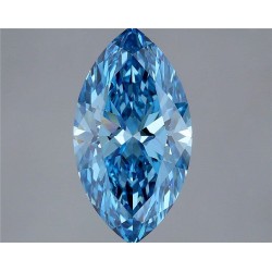 Diament laboratoryjny o barwie fantazyjnej markiza, 2.76ct, VVS2, Fancy Vivid Blue, IGI LG737582365