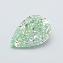Diament laboratoryjny o barwie fantazyjnej szlif gruszkowy, 1.28ct, VVS2, Fancy Vivid Green, IGI LG707556366