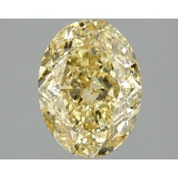 Diament laboratoryjny o barwie fantazyjnej szlif owalny, 2.02ct, VVS2, Fancy Vivid Yellow, IGI LG670441606