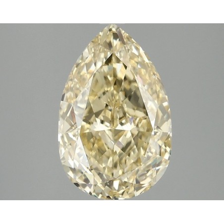 Diament laboratoryjny o barwie fantazyjnej szlif gruszkowy, 3ct, VVS2, Fancy Vivid Yellow, IGI LG696594971