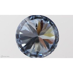 Diament laboratoryjny o barwie fantazyjnej szlif okrągły, 1.23ct, VVS2, Fancy Vivid Blue, IGI LG581331338