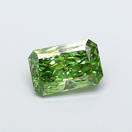 Diament laboratoryjny o barwie fantazyjnej radiant, 1.04ct, VVS2, Fancy Vivid Green, IGI LG750570413