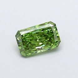 Diament laboratoryjny o barwie fantazyjnej radiant, 1.05ct, VVS2, Fancy Vivid Green, IGI LG750570414