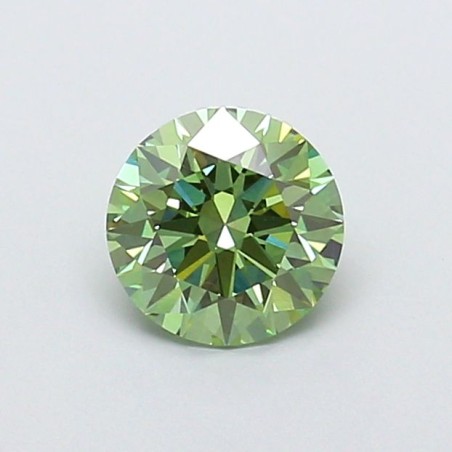 Diament laboratoryjny o barwie fantazyjnej szlif okrągły, 1.04ct, VVS2, Fancy Vivid Green, IGI LG747528213