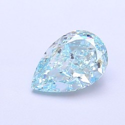 Diament laboratoryjny o barwie fantazyjnej szlif gruszkowy, 1.16ct, VVS1, Fancy Vivid Greenish Blue, IGI LG700518701