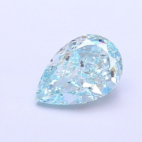 Diament laboratoryjny o barwie fantazyjnej szlif gruszkowy, 1.16ct, VVS1, Fancy Vivid Greenish Blue, IGI LG700518701