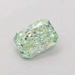 Diament laboratoryjny o barwie fantazyjnej radiant, 1.2ct, VVS2, Fancy Vivid Green, IGI LG700517954