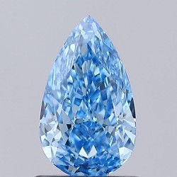 Diament laboratoryjny o barwie fantazyjnej szlif gruszkowy, 1.04ct, VVS2, Fancy Vivid Blue, IGI LG754564787