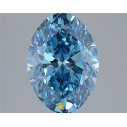 Diament laboratoryjny o barwie fantazyjnej szlif owalny, 2.86ct, VVS2, Fancy Vivid Blue, IGI LG731542890