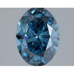 Diament laboratoryjny o barwie fantazyjnej szlif owalny, 2.3ct, VVS2, Fancy Vivid Blue, IGI LG732568636