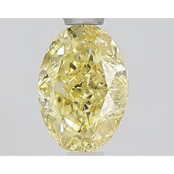Diament laboratoryjny o barwie fantazyjnej szlif owalny, 1.1ct, VVS2, Fancy Yellow, IGI LG713562670