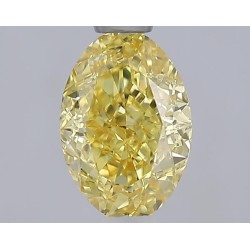 Diament laboratoryjny o barwie fantazyjnej szlif owalny, 1.05ct, VVS2, Fancy Intense Yellow, IGI LG729577608
