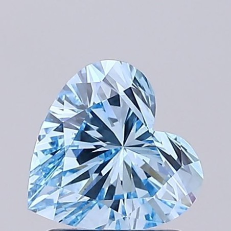 Diament laboratoryjny o barwie fantazyjnej serce, 1.42ct, VVS2, Fancy Vivid Blue, IGI LG743510953