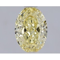 Diament laboratoryjny o barwie fantazyjnej szlif owalny, 1.06ct, VVS2, Fancy Intense Yellow, IGI LG729577135