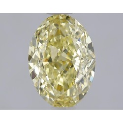 Diament laboratoryjny o barwie fantazyjnej szlif owalny, 1.51ct, VVS2, Fancy Yellow, IGI LG729575450