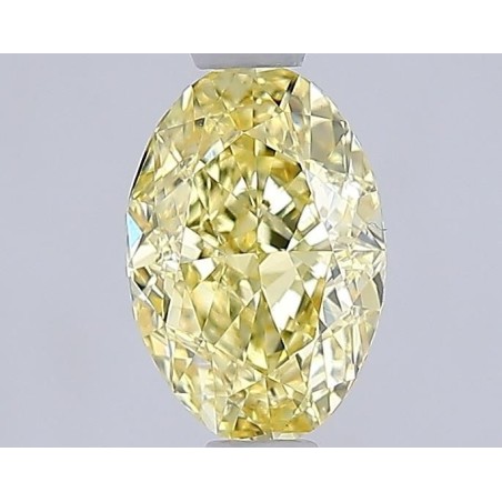 Diament laboratoryjny o barwie fantazyjnej szlif owalny, 1.02ct, VVS2, Fancy Yellow, IGI LG710543612