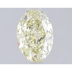 Diament laboratoryjny o barwie fantazyjnej szlif owalny, 1.02ct, VVS2, Fancy Yellow, IGI LG700508829