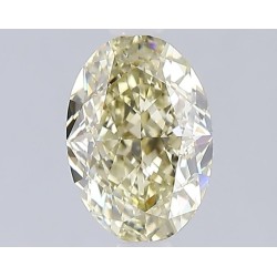 Diament laboratoryjny o barwie fantazyjnej szlif owalny, 1.54ct, VVS2, Fancy Yellow, IGI LG700508831