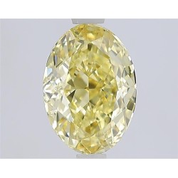Diament laboratoryjny o barwie fantazyjnej szlif owalny, 2.1ct, VVS2, Fancy Vivid Yellow, IGI LG722569446