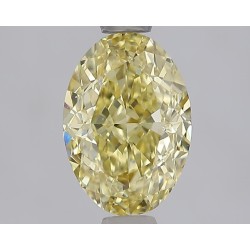 Diament laboratoryjny o barwie fantazyjnej szlif owalny, 1.54ct, VVS2, Fancy Yellow, IGI LG713562605