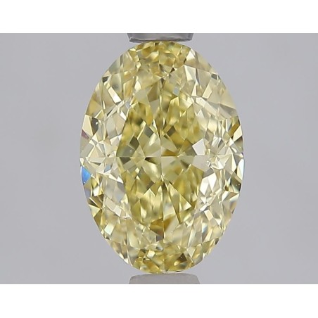 Diament laboratoryjny o barwie fantazyjnej szlif owalny, 1.54ct, VVS2, Fancy Yellow, IGI LG713562605