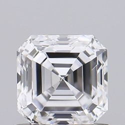 Diament laboratoryjny asscher, 1.0ct, VVS2, D, IGI LG730503384