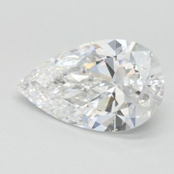 Diament laboratoryjny szlif gruszkowy, 1.12ct, IF, D, IGI LG744513832