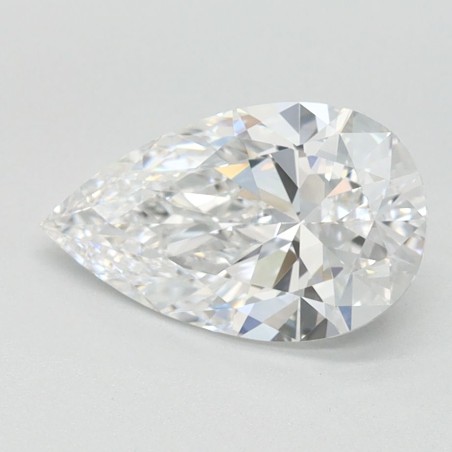 Diament laboratoryjny szlif gruszkowy, 1.12ct, IF, D, IGI LG744513832