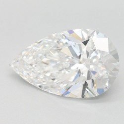 Diament laboratoryjny szlif gruszkowy, 1.61ct, VVS2, D, IGI LG744513842